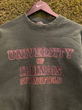 Vintage University of Illinois Springfield Sweatshirt Sz L