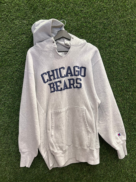 1994 Vintage Chicago Bears Champion Reverse Weave Hoodie Sz L