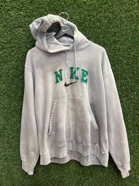 Vintage Distressed Nike Gray Tag Hoodie Sz L