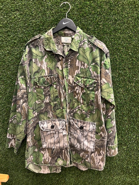 Misty Oak Full Foliage Camo Shirt Jacket Sz XL