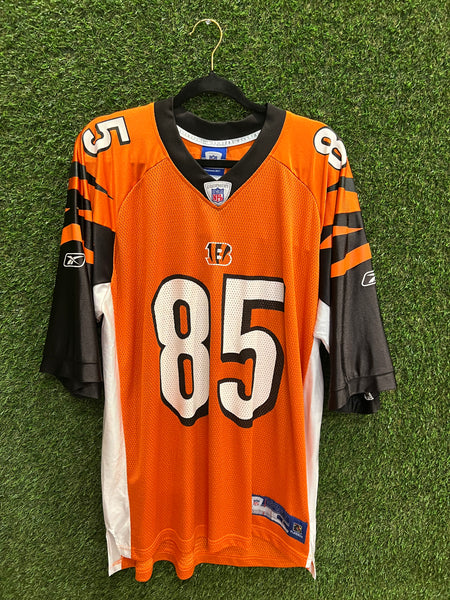 Chad Johnson #85 Cincinnati Bengals Jersey Reebok Jersey Sz L