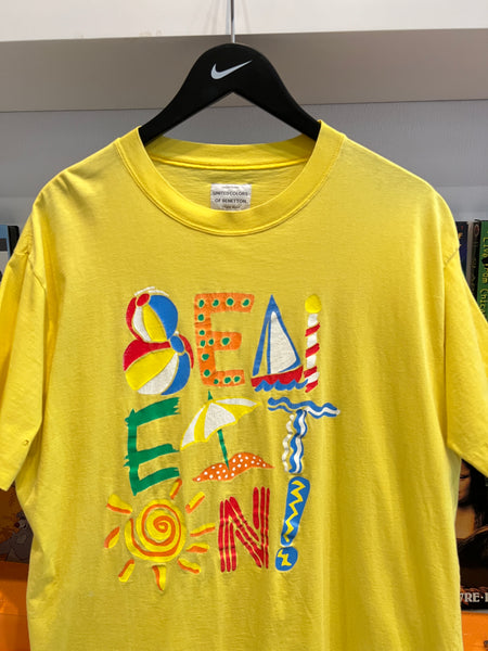 Vintage United Colors of Benetton Spelled Out Benetton