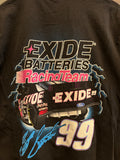 Vintage Jeff Burton The Power Roush Racing NASCAR T-Shirt Sz M Front & Back Graphics Made in USA