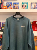 Vintage Nike Air Swoosh Green Sweatshirt Sz XL Made in USA