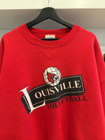 Vintage University of Louisville Cardinals Volleyball Sweatshirt Sz XXL