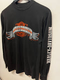 Vintage Thurnall’s Harley-Davidson Clarksville Indiana Long Sleeve T-Shirt Sz M