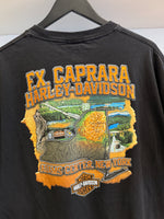F.X. Caprara Harley-Davidson Adam’s Center NY American by Birth Rebel by Choice T-Shirt Sz XL