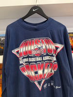 Vintage 1994 Houston Rockets NBA Long sleeve T-Shirt Sz L