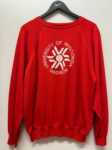 Vintage University of Wisconsin Madison Sweatshirt Sz L