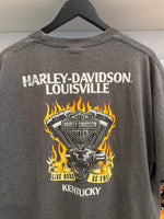 Harley-Davidson Louisville Live Hard Be Free T-Shirt Sz XL