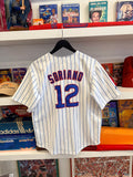 Alfonso Soriano #12 Chicago Cubs MLB Jersey Sz Kids 14/16 Fits Adult S