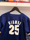 Jason Giambi #25 New York Yankees Jersey Sz Kids 14 16