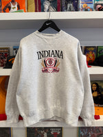 Vintage IU Indiana University Embroidered Sweatshirt Sz L