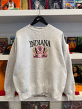 Vintage IU Indiana University Embroidered Sweatshirt Sz L
