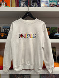 Vintage University of Louisville Cardinals Embroidered Sweatshirt M