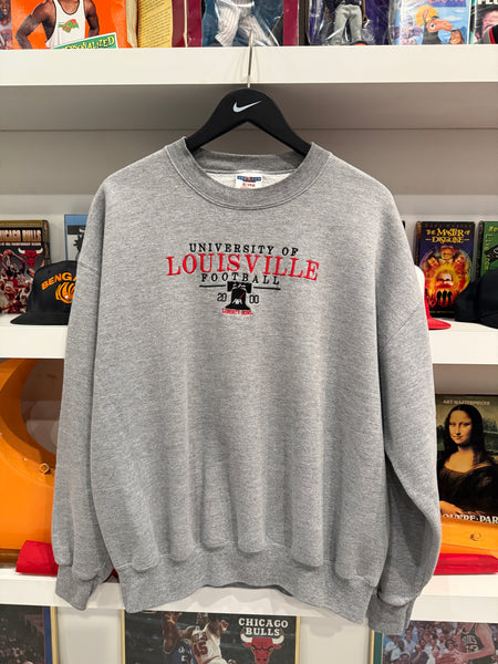 Vintage 2000 Liberty Bowl University of Louisville Football Embroidered Sweatshirt XL