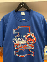 NWT New York Mets 1986 World Series Champions Starter T-Shirt Sz M Made in USA