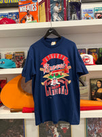 NWT Vintage 1991 Atlanta Braves National League West Champions Nutmeg T-Shirt Sz L Made in USA
