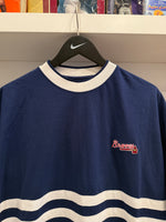 NWT Atlanta Braves Starter Mock Neck T-Shirt Sz M/L