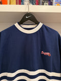 NWT Atlanta Braves Starter Mock Neck T-Shirt Sz M/L