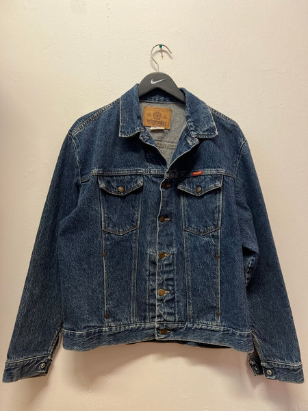 Vintage Wrangler Denim Jeans Jacket Sz L