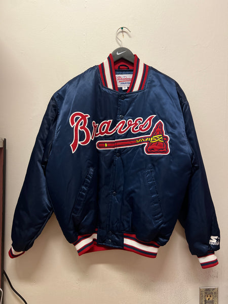 Atlanta Braves Starter Jacket Sz M – 812 Vintage