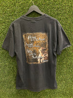 Vintage Star Wars Yoda Fear is the Path to the Dark Side Front & Back Graphics T-Shirt Sz L