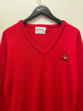 Vintage University of Louisville Cardinals Nutmeg Mills V Neck Sweater Sz L