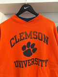 Vintage Clemson University Sweatshirt with Pockets Sz L Made in USA