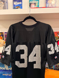 Vintage Bo Jackson Los Angeles Raiders Champion Jersey Sz 40/M Made in USA