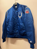 Vintage Indianapolis Colts Starter Satin Bomber Jacket Sz M