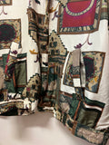 Vintage Fuda International Silk Windbreaker Jacket Sz L