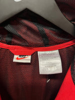Red Nike 1/2 Zip Windbreaker Jacket Sz M