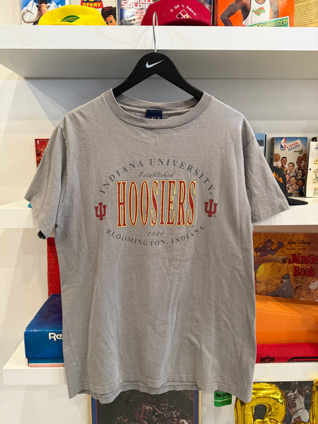 Vintage Indiana University Hoosiers T-Shirt Sz L Made in USA