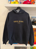 Vintage Guess Jeans Bootleg Embroidered Hoodie Sz M