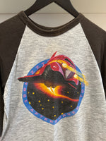 Vintage 1986 ZZ Top Band Afterburner Concert Tour Raglan Baseball T-Shirt Sz M