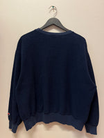 Vintage Navy Blue Pepsi Embroidered Sweatshirt Sz L