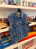 Vintage Levi’s Denim Trucker Vest Sz M Made in USA