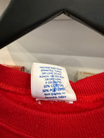 Vintage University of Louisville Cardinals Football Helmet Sweatshirt Sz M Made in USA