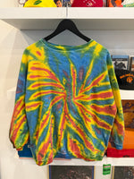 Vintage Tie Dye Gitano Reversed Out Sweatshirt Sz L