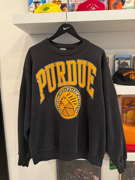Vintage Purdue University Emblem Sweatshirt Sz XL Made in USA