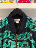 Vintage Chanel Bomber Satin Jacket Sz L