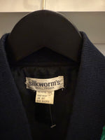 Vintage Chanel Bomber Satin Jacket Sz L