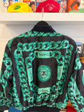 Vintage Chanel Bomber Satin Jacket Sz L