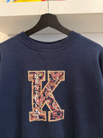Vintage Kentucky Plaid Embroidered Sweatshirt Sz L Made in USA