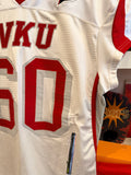 Hazelett # 60 WKU Hilltoppers Western Kentucky University Russell Athletic Football Jersey Sz XL