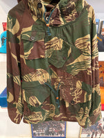 Camo Pullover Hooded Anorak Jacket Sz L