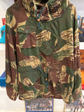 Camo Pullover Hooded Anorak Jacket Sz L