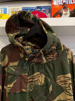Camo Pullover Hooded Anorak Jacket Sz L