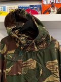 Camo Pullover Hooded Anorak Jacket Sz L